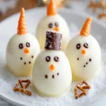No-Bake Snowman Truffles First Image First Image