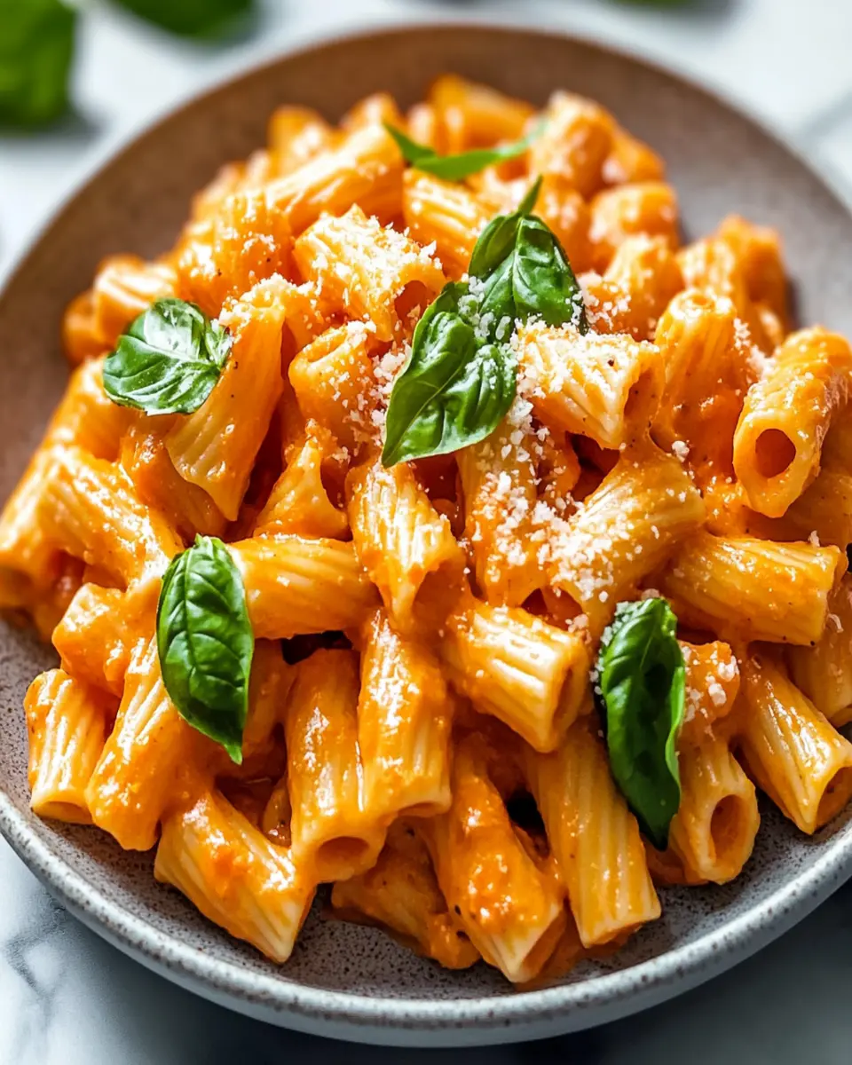 Creamy Vegan Tomato Pasta Recipe First Image First Image