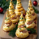 Ham & Cheese Puff Pastry Christmas Trees First Image First Image