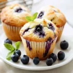 Easy Homemade Blueberry Muffin Recipe First Image First Image