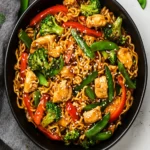 Easy Teriyaki Ramen Stir Fry First Image First Image