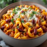 Cheesy Vegetarian Chili Mac : 30-Minute High-Protein Comfort Food First Image First Image