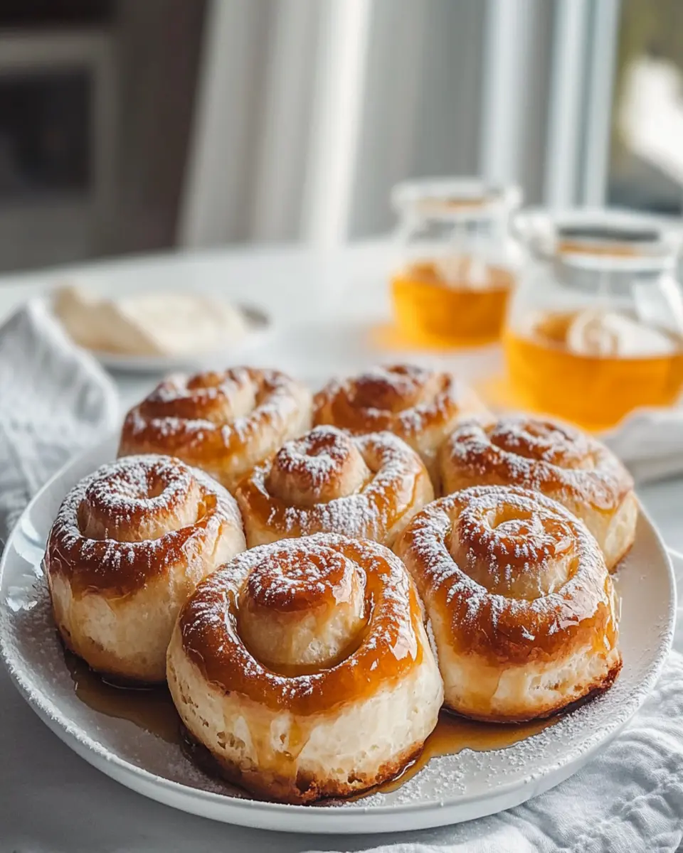 Classic Homemade Honey Buns First Image First Image