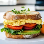 Healthy Breakfast Sandwich First Image First Image