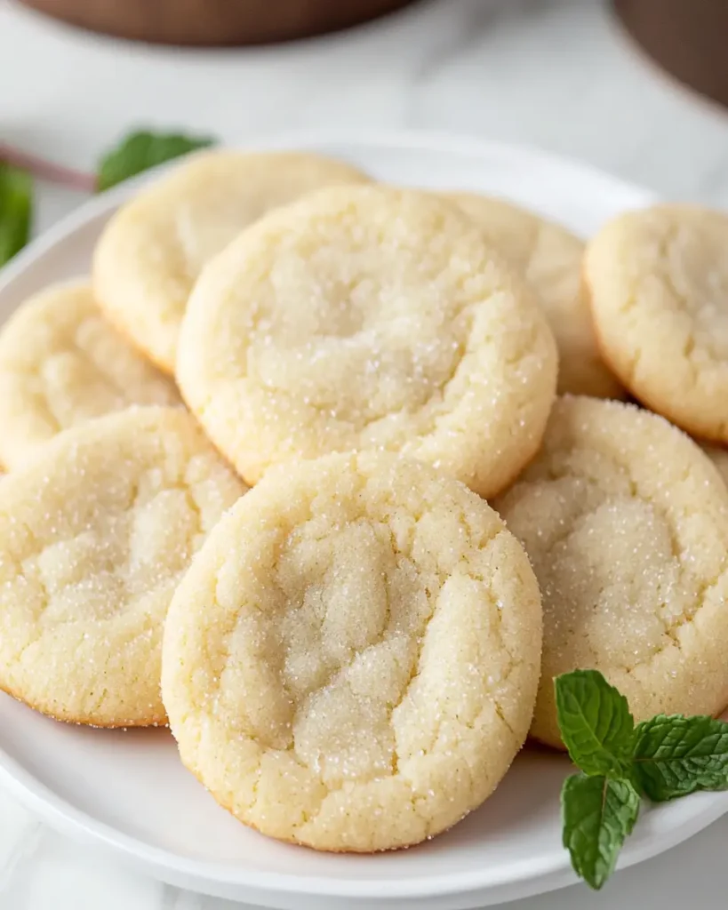 Chewy Sugar Cookies First Image First Image