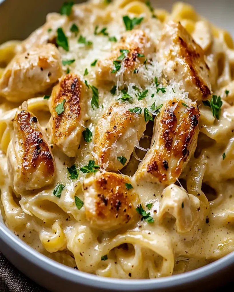 Creamy Chicken Garlic Parmesan Pasta First Image First Image