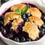 Keto Blueberry Cobbler First Image First Image