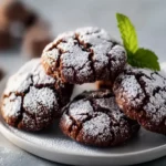 Flourless Chocolate Crinkle Cookies First Image First Image