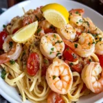 Sicilian Shrimp Linguine (Our Christmas Eve Tradition) First Image First Image