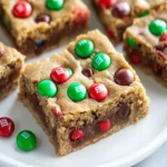Christmas M&M Cookie Bars First Image First Image