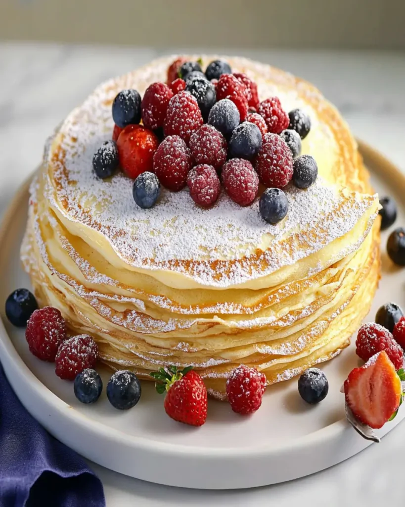 This Lazy Crêpe Cake Is 1,000 Times Easier Than Making Crêpes (But Just as Special) First Image First Image