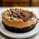 No-Bake Chocolate Peanut Butter Cream Pie Recipe First Image First Image