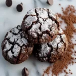 Flourless Chocolate Crinkle Cookies First Image First Image
