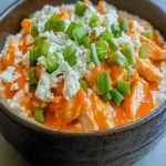 Bold and Creamy Buffalo Chicken Cottage Cheese Bowl Recipe First Image First Image