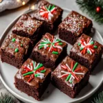Easy Christmas Present Brownies: Festive, Fudgy & Fun! First Image First Image