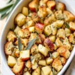 Irresistible Simple Apple Sage Stuffing Recipe for Holidays First Image First Image