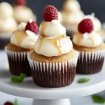 Keto Coconut Raspberry Cupcakes First Image First Image