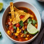 Vegetarian Tortilla Soup First Image First Image