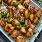 Jalapeno Peach Chicken Skewers First Image First Image