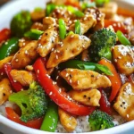 Fiery Garlic Chicken Stir Fry: Spicy Delight in 30 Minutes First Image First Image