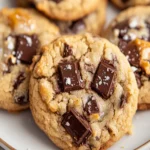 Millionaire Toffee Chocolate Chunk Cookies First Image First Image