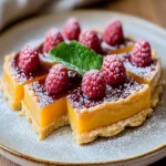 Yuzu and Raspberry Tart First Image First Image