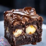Air Fryer Creme Egg Brownies First Image First Image