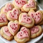 valentine’s Day Heart Sugar Cookies First Image First Image