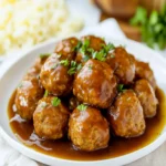 Saucy Crock Pot Mississippi Meatballs Recipe First Image First Image