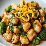 Seared Orange Chicken and Broccoli First Image First Image