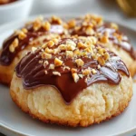 Soft Cream Cheese Cookies With Nutella Glaze First Image First Image
