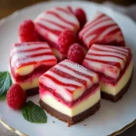 Chocolate Cheesecake With Raspberry Swirl First Image First Image