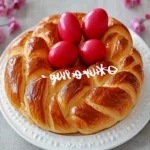 Greek Easter Bread (Tsoureki) First Image First Image