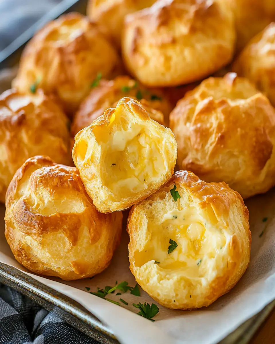 Cheese Puffs (Gougères) First Image First Image