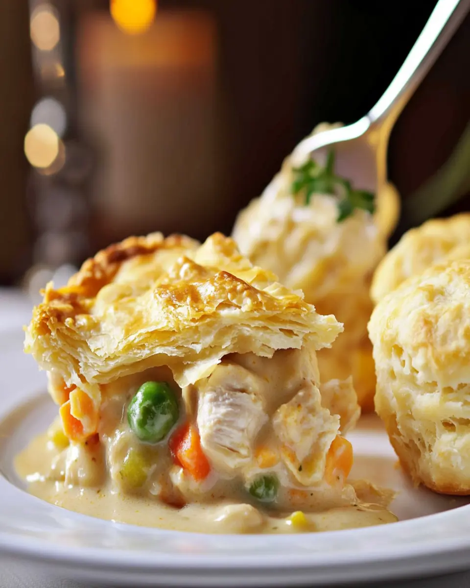 Chicken Pot Pie with Red Lobster Biscuits First Image First Image