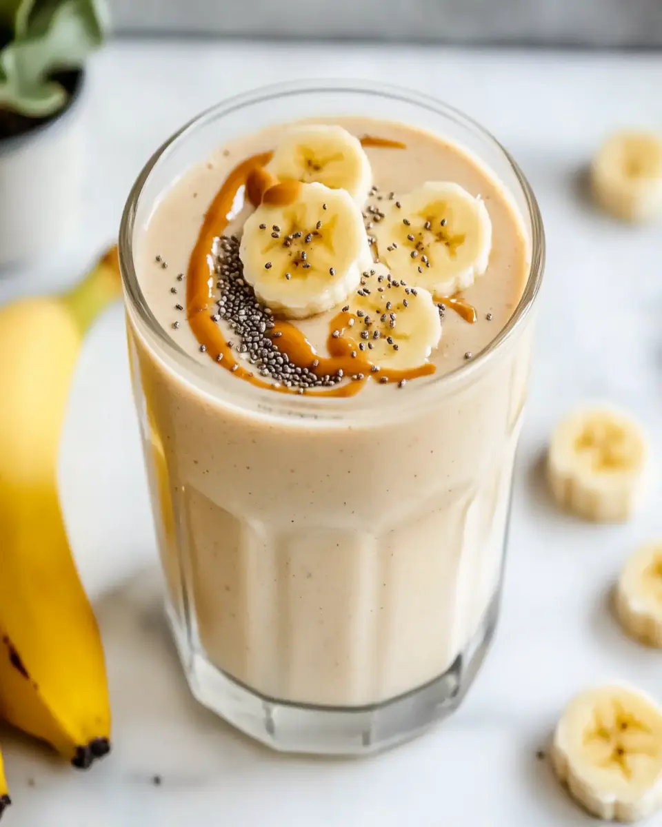 Peanut Butter Banana Smoothie First Image First Image