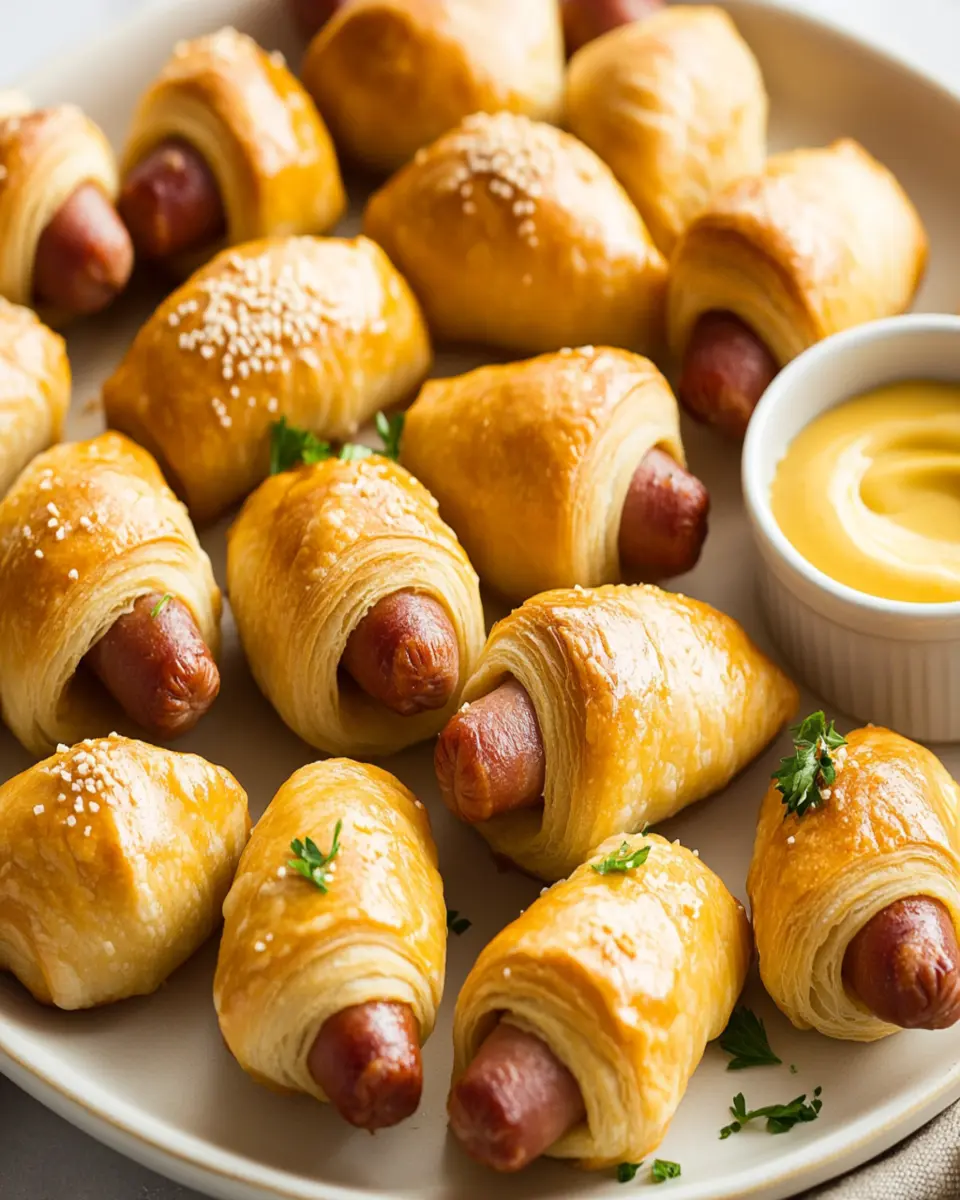 Pigs in a Blanket (Little Smokies with Crescent Rolls) First Image First Image