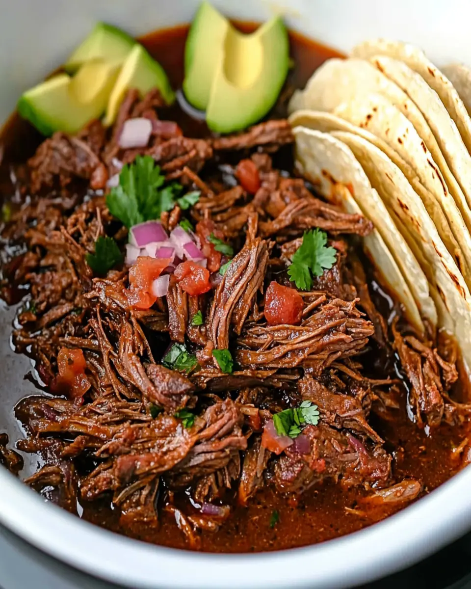 Slow Cooker Beef Barbacoa First Image First Image