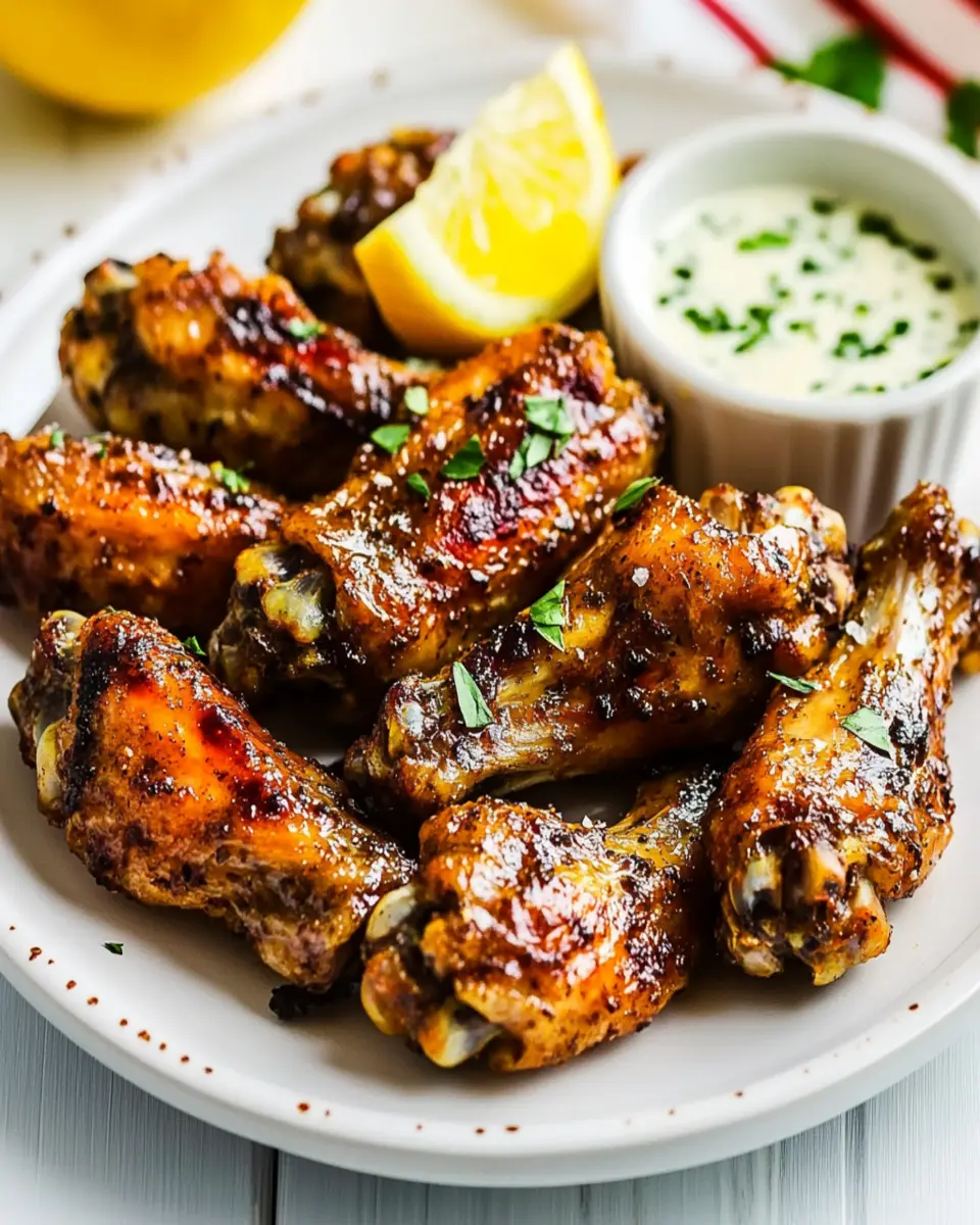 Greek Air Fryer Wings First Image First Image