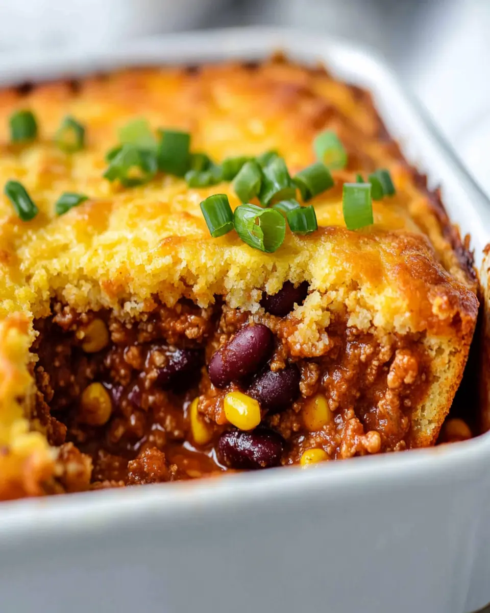 Jiffy Chili Cornbread Casserole First Image First Image