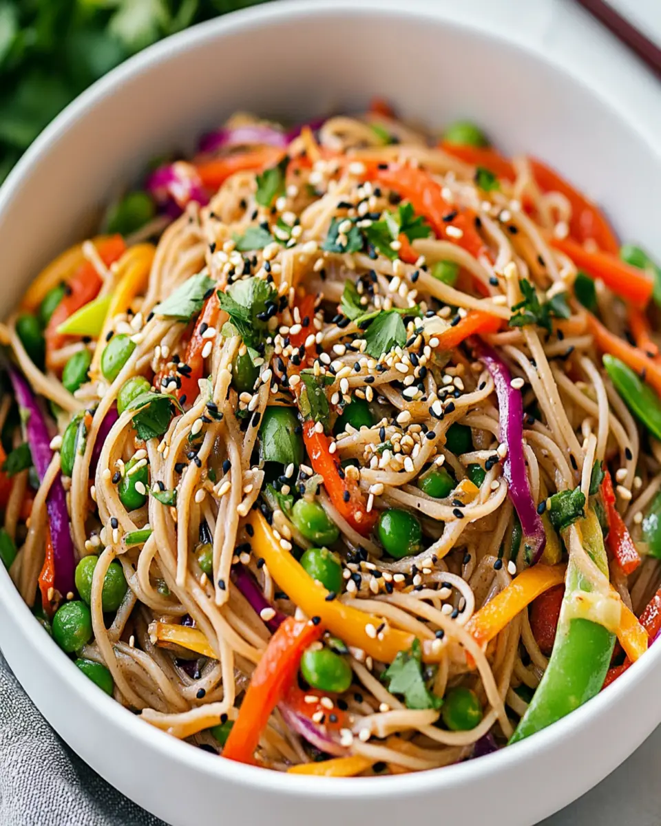 Soba Noodle Salad Recipe First Image First Image