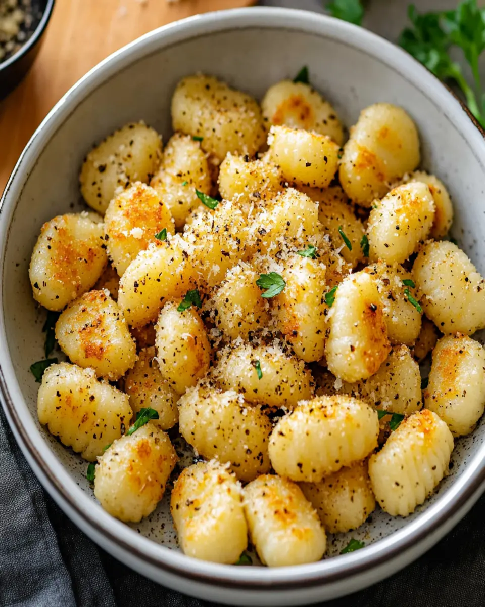 Cacio e Pepe Air Fryer Gnocchi First Image First Image