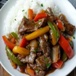 Slow Cooker Pepper Steak First Image First Image