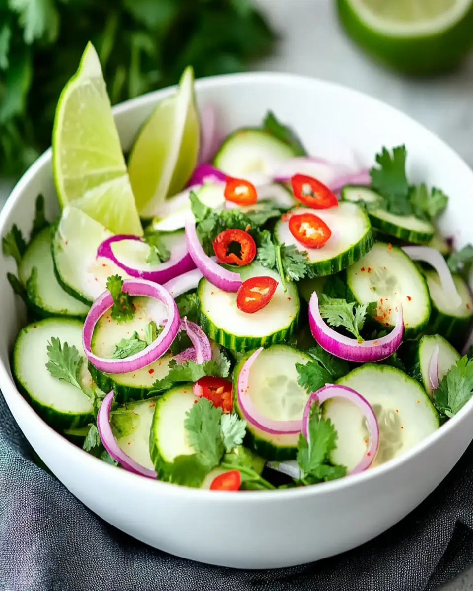 Juicy Thai Cucumber Salad: A Refreshing Summer Side Delight First Image First Image