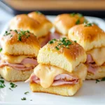 Ham and Melted Cheese Sliders First Image First Image