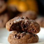 Double Chocolate Pumpkin Cookies First Image First Image