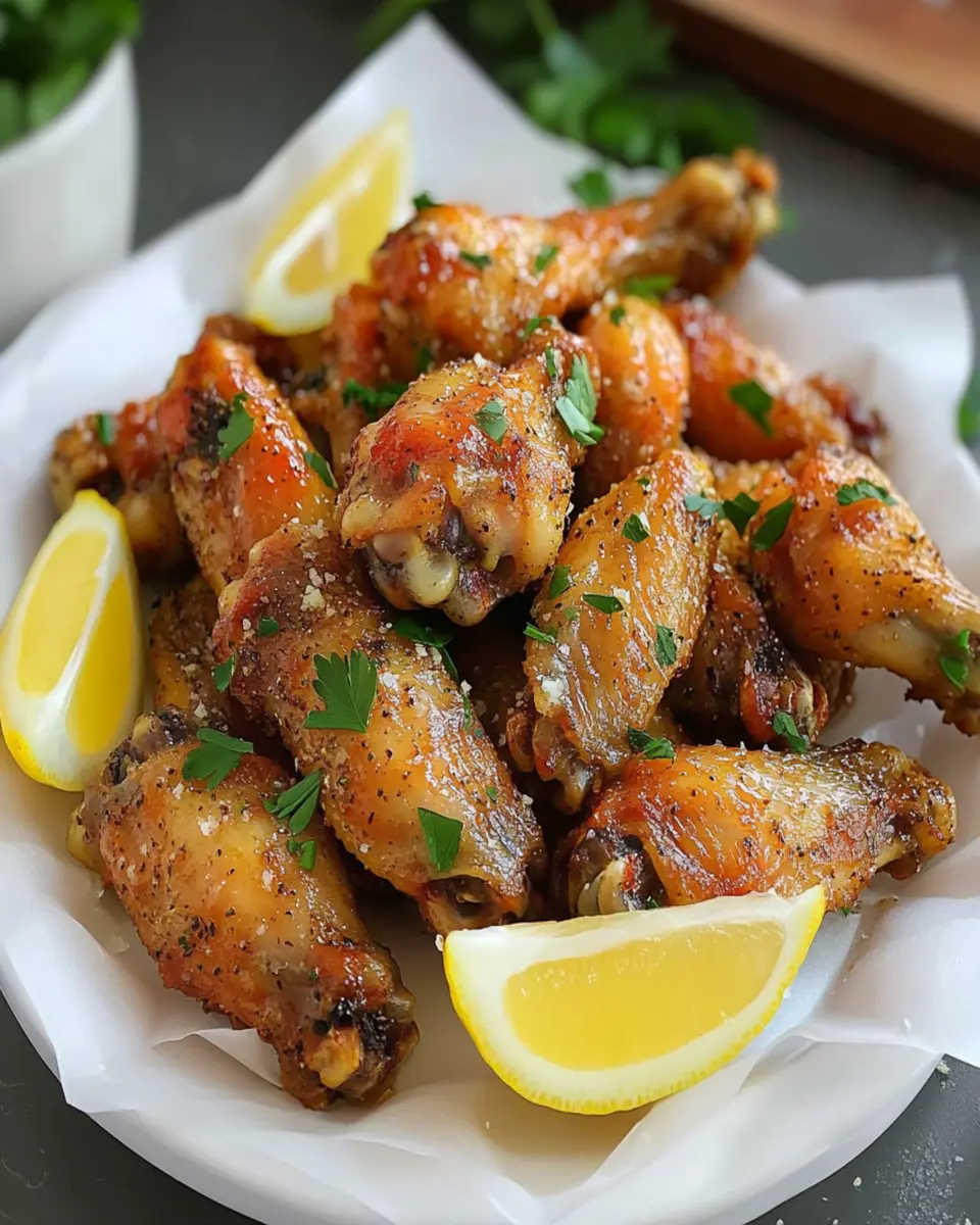 Crispy Lemon Pepper Wings First Image First Image
