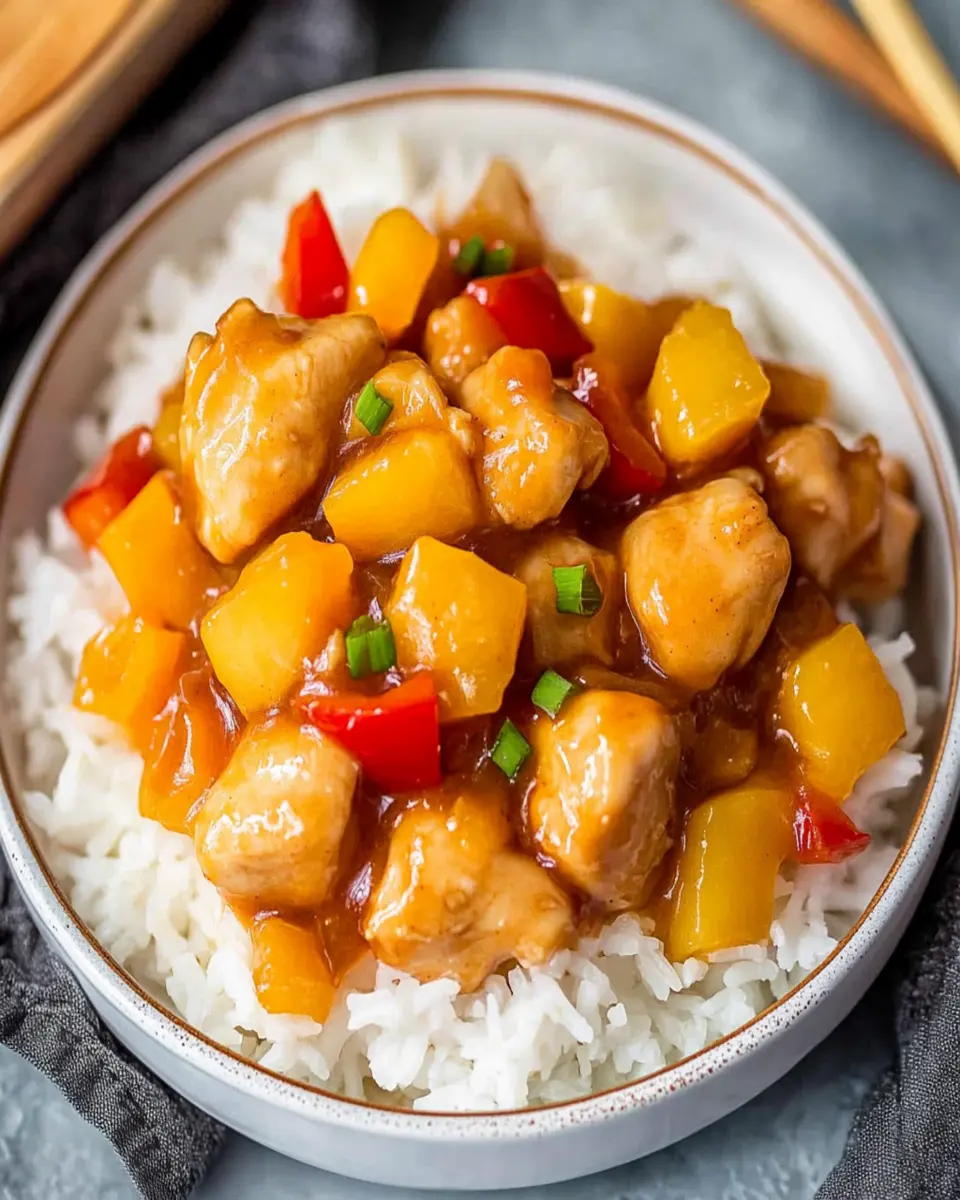 Crockpot Sweet and Sour Chicken First Image First Image
