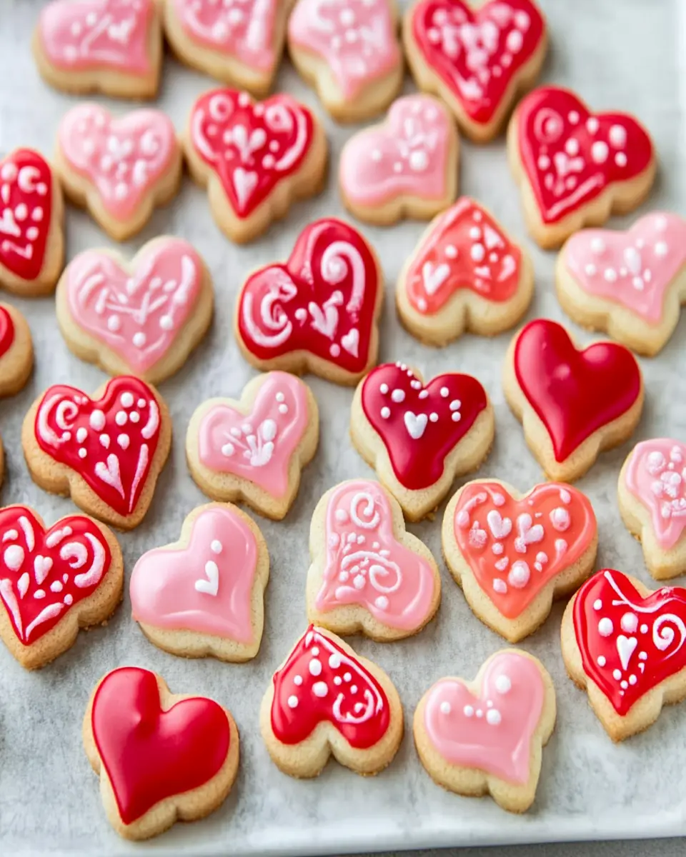 Mini Heart Sugar Cookies First Image First Image