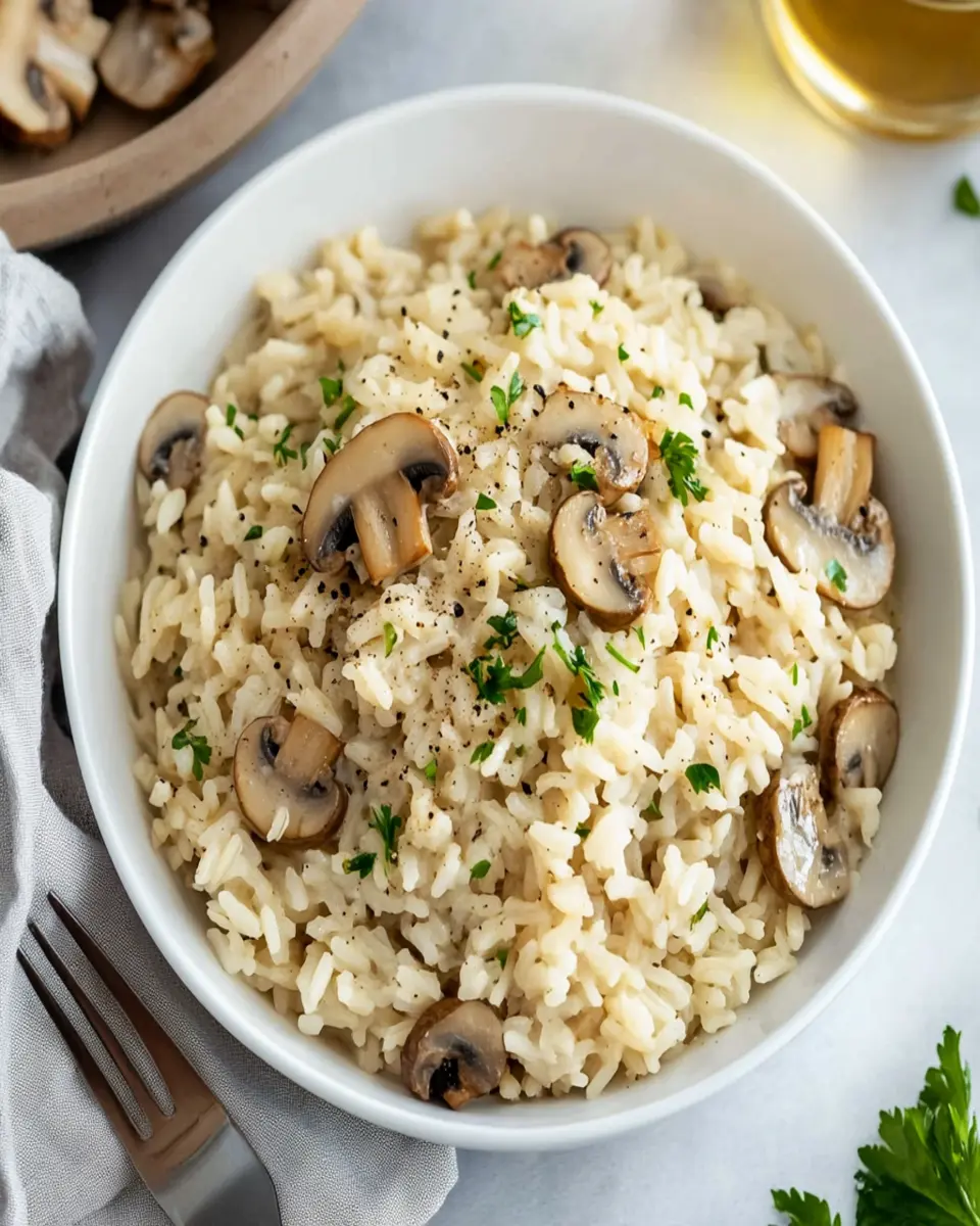 Mushroom Rice First Image First Image